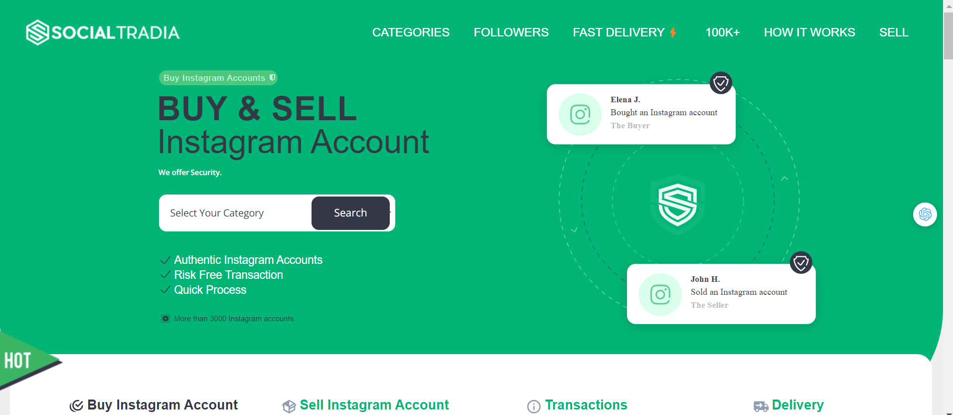 Sell and buy Instagram Accounts Fast and Easy